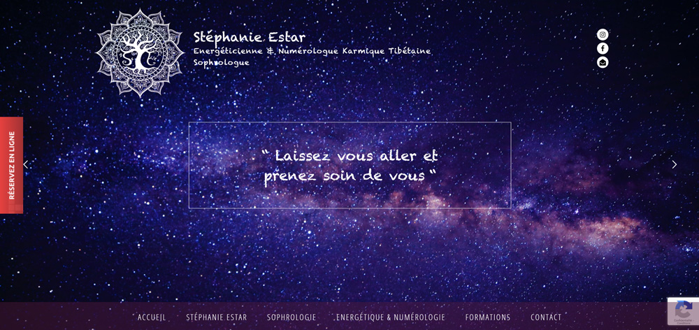 Création site internet de Stéphanie Estar
